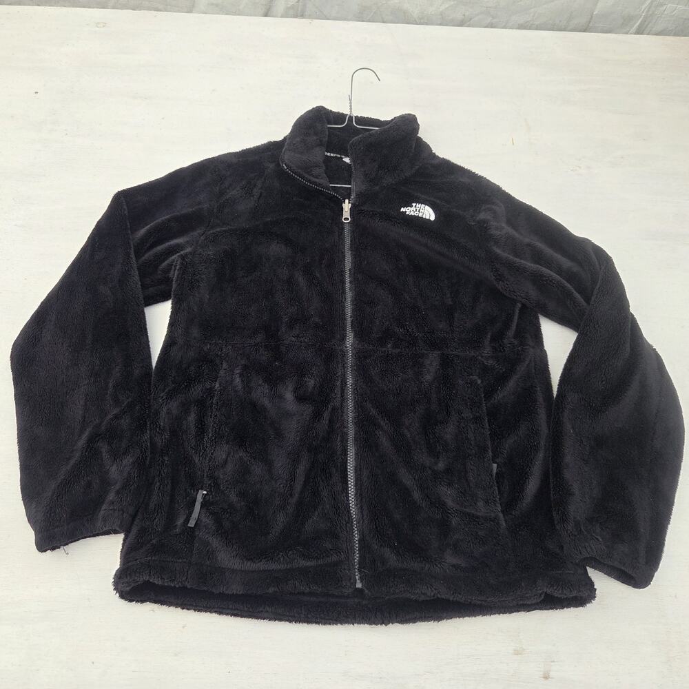The North Face Osito Fleece Jacket Girls Size XL Full Zip Black Mix N Match